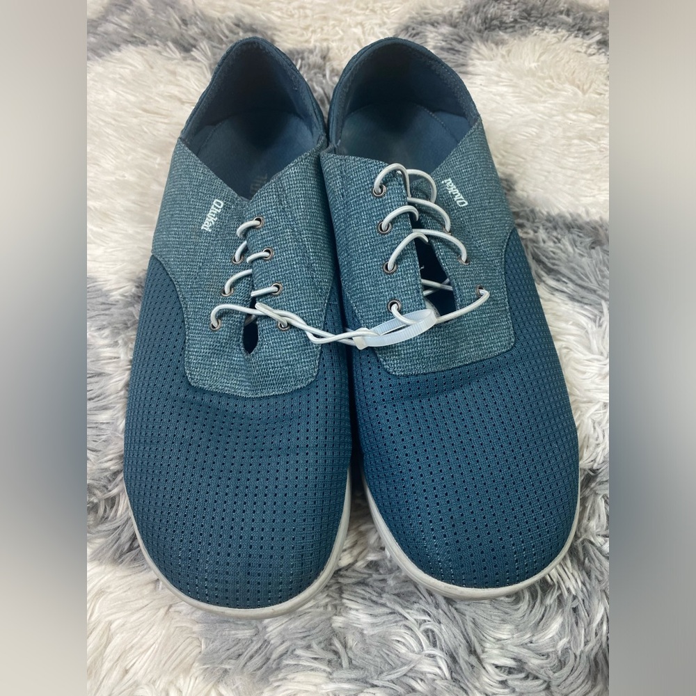 Olukai Nohea Moku Slip On Shoes Mens Size 13 Navy Blue Comfort